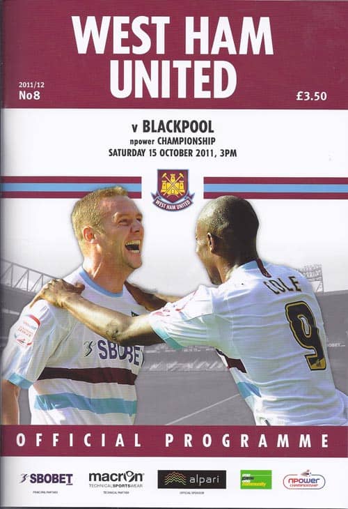 West Ham United FC v Blackpool FC